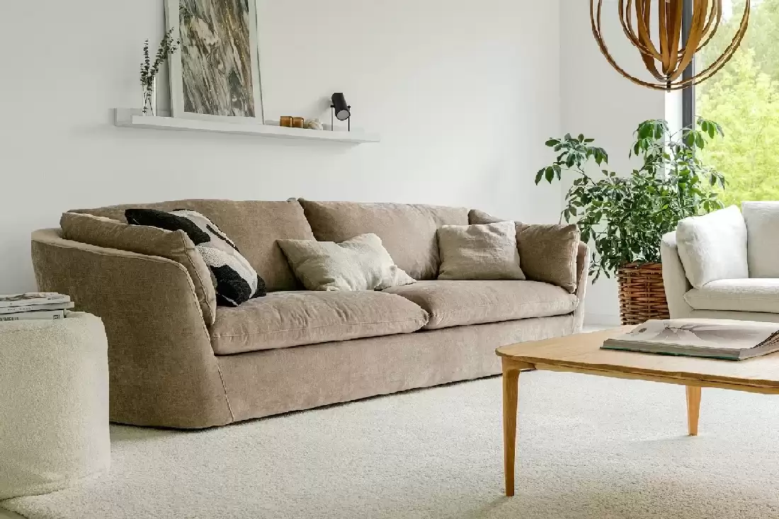 canapé SITS Bonnie beige tissu showroom rouen canapé SITS Bonnie beige tissu showroom rouen